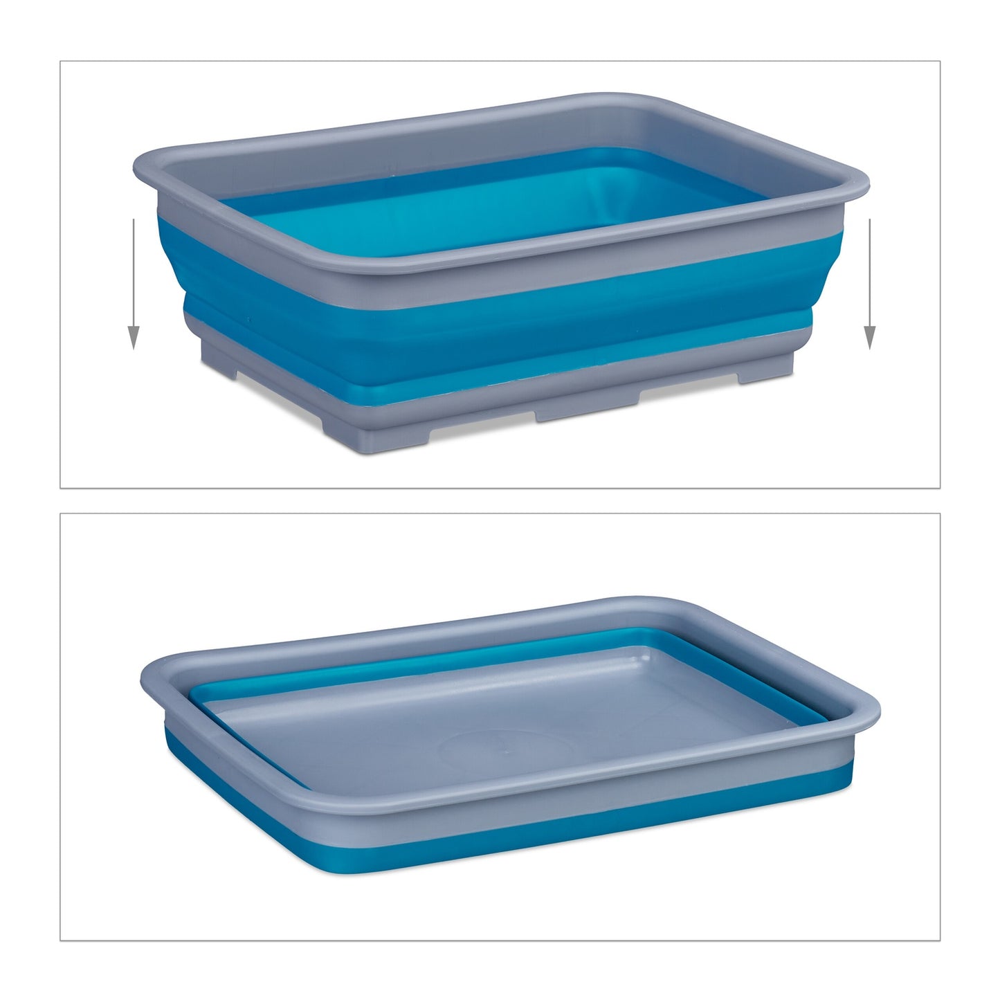 Collapsible basket for camping 7 L