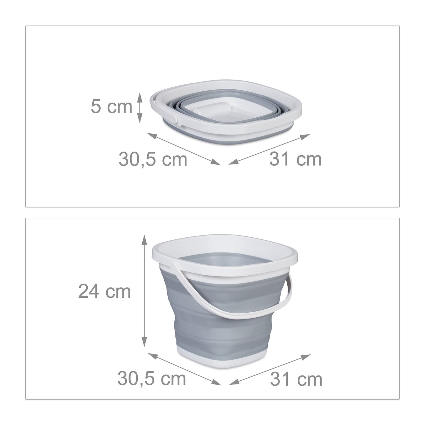 Collapsible bucket 10 litres
