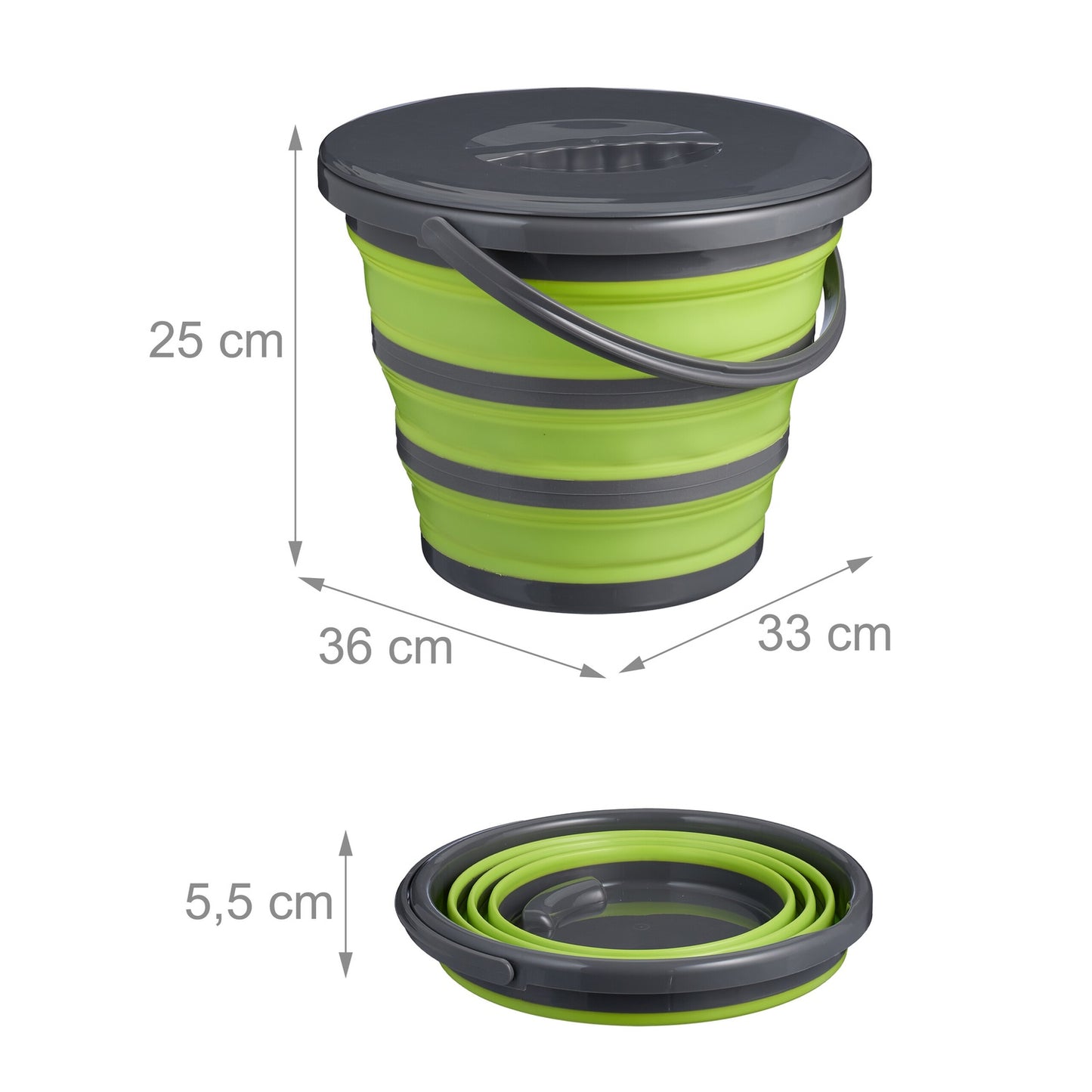 Collapsible bucket 10 litres