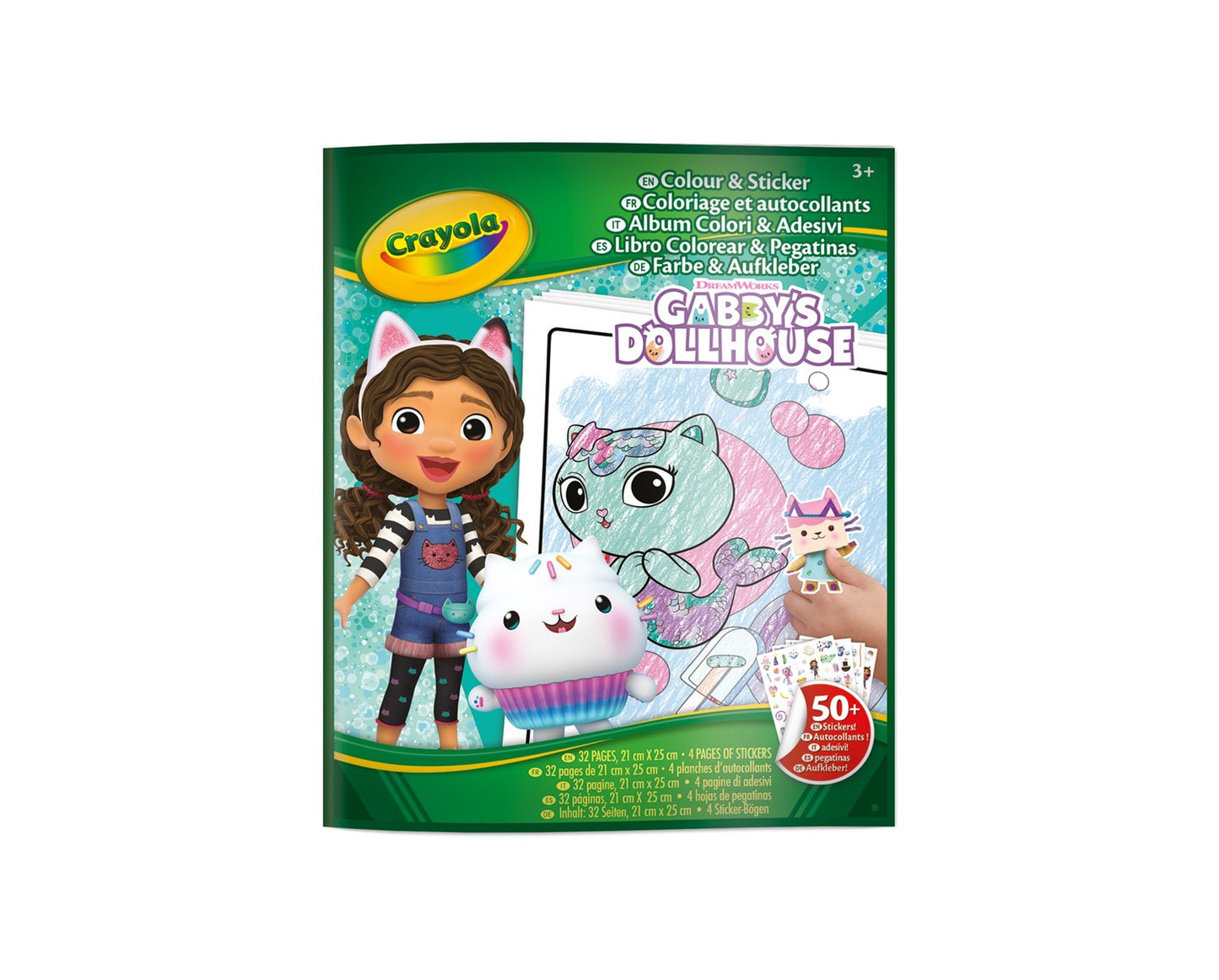 Color & Sticker Activity Set for Gabby's Dollhouse