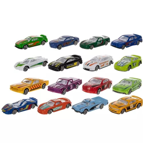 Color cars / springs 1: 64- 16 pcs. Kruzzel 20352