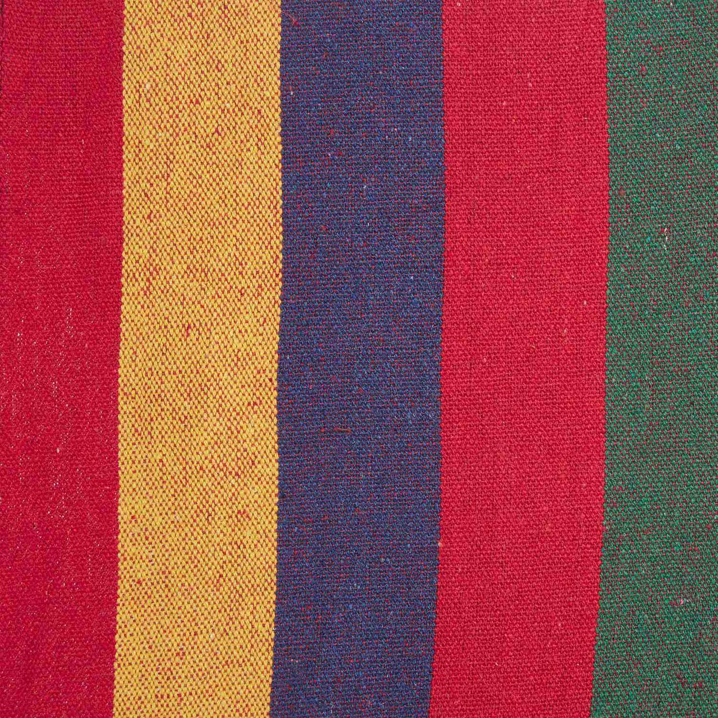 Colorful striped cotton hammock