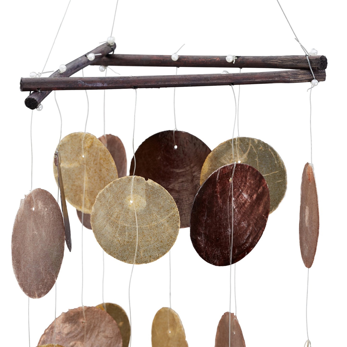 Colourful Capiz Shell Wind Chimes for Indoor/Outdoor Use