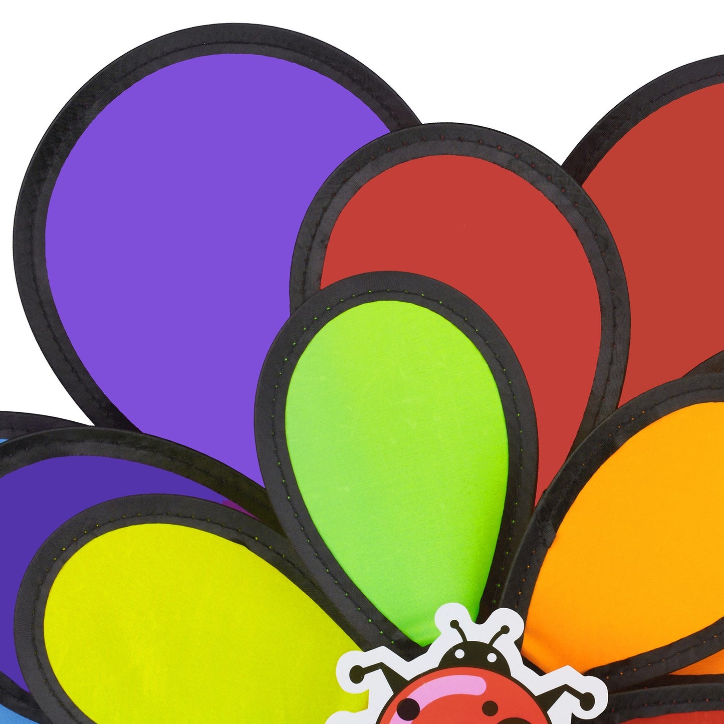 Colourful flower wind spinner