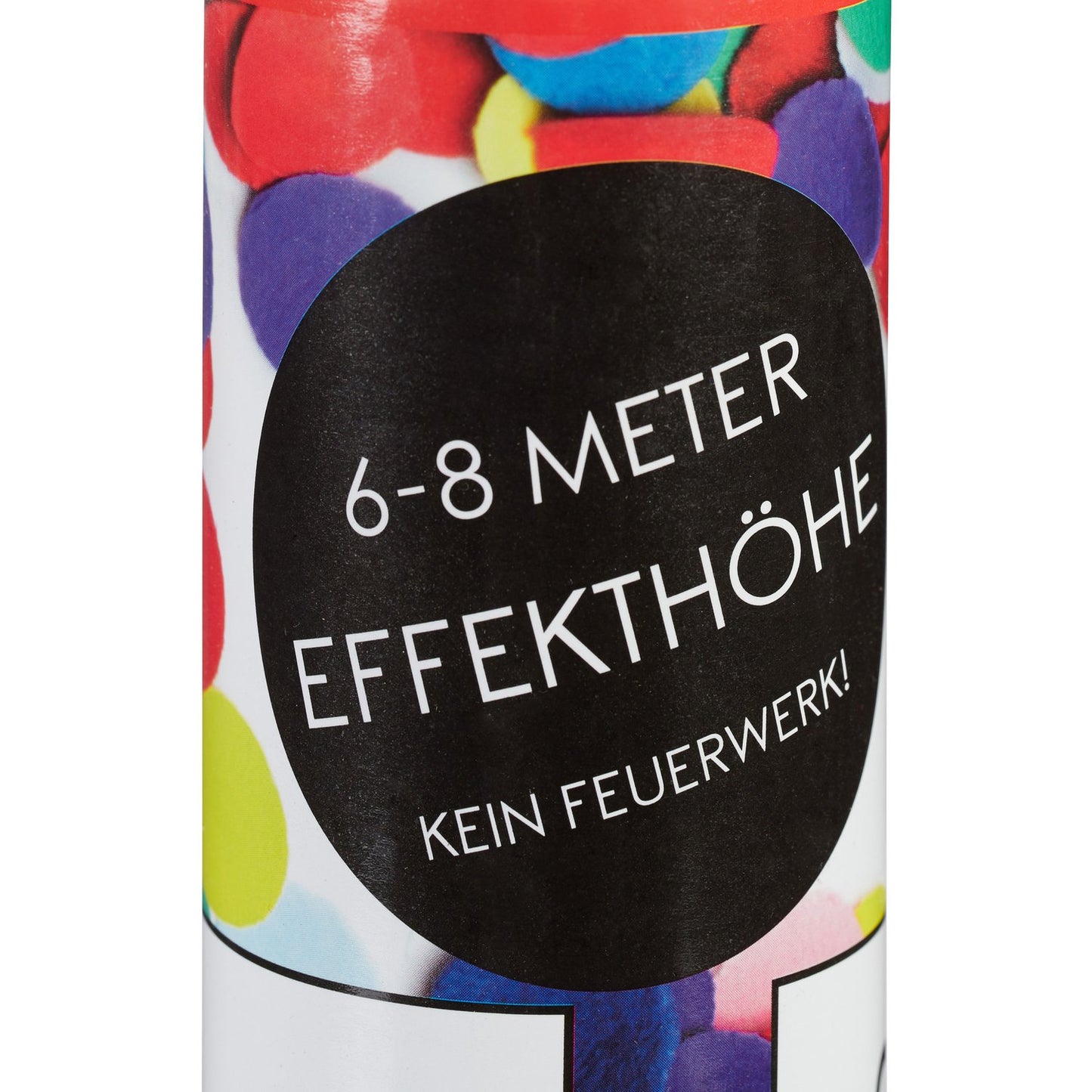 Confetti cannon 40 cm colorful