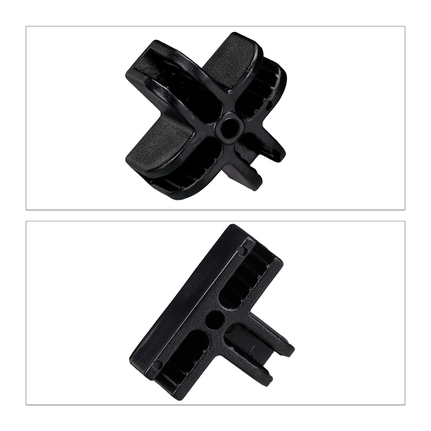 Connections for screwless shelf systems