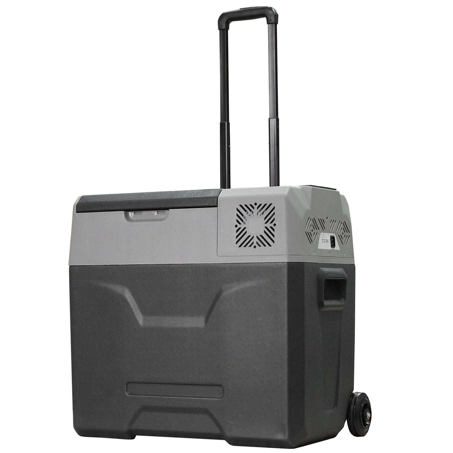50L Electric Cool Box Car Refrigerator, Dual Voltage, Grey