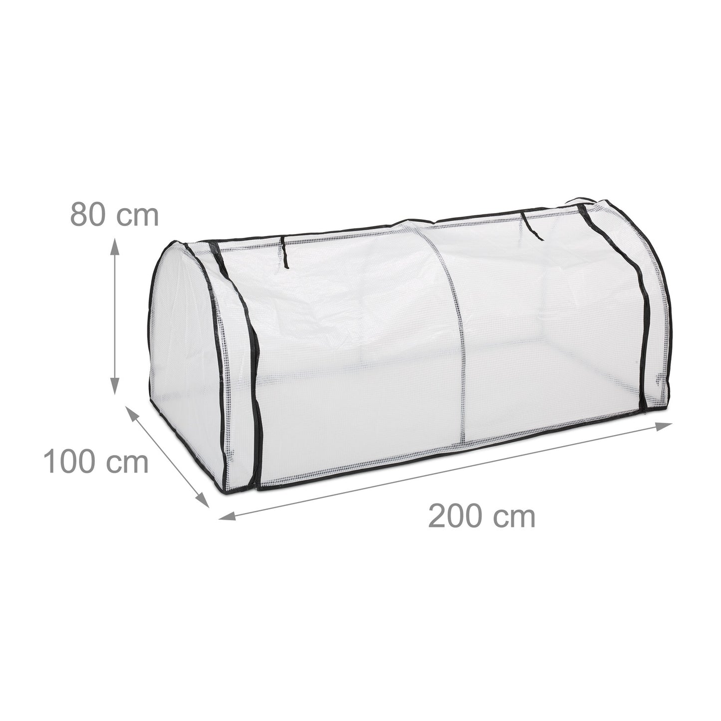 Cooling frame with PE film