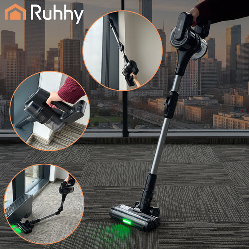Cordless Upright Vacuum Cleaner, 400W, 52 Min Runtime