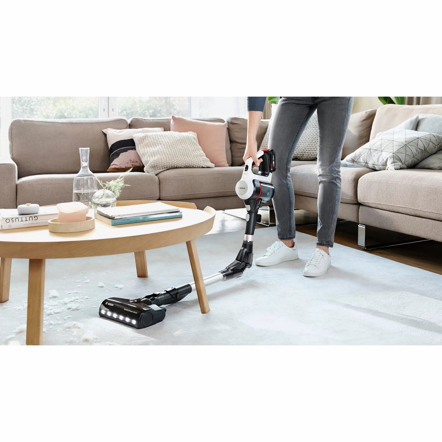 Cordless Vacuum Cleaner 18V, 3.0AH Battery, 40min Runtime