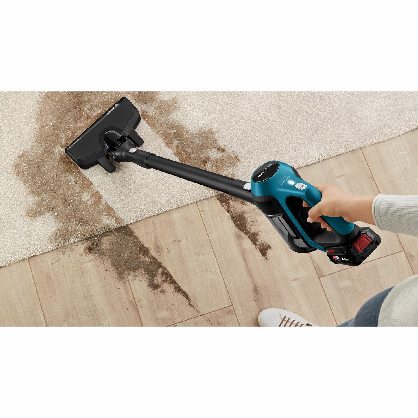 Cordless Vacuum Cleaner, Compact 18V, Interchangeable Battery