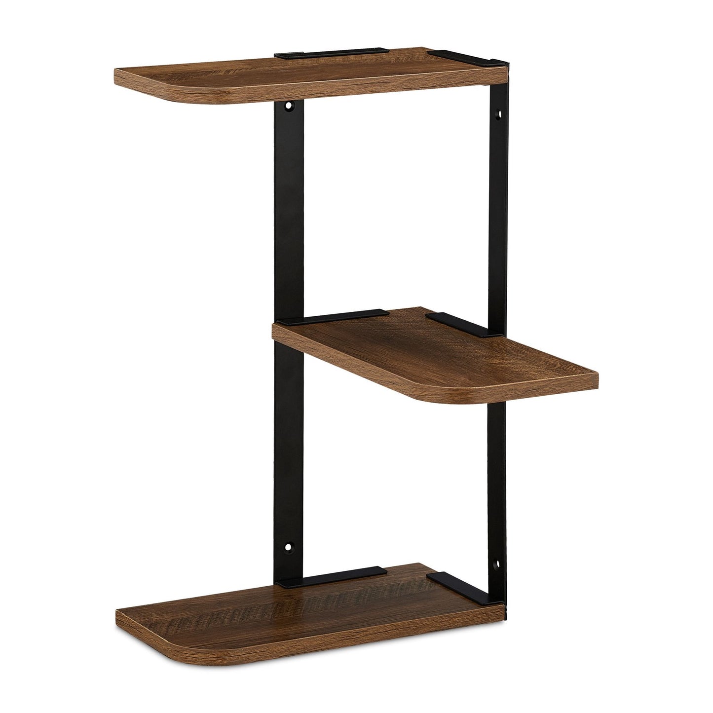 Corner shelf wall