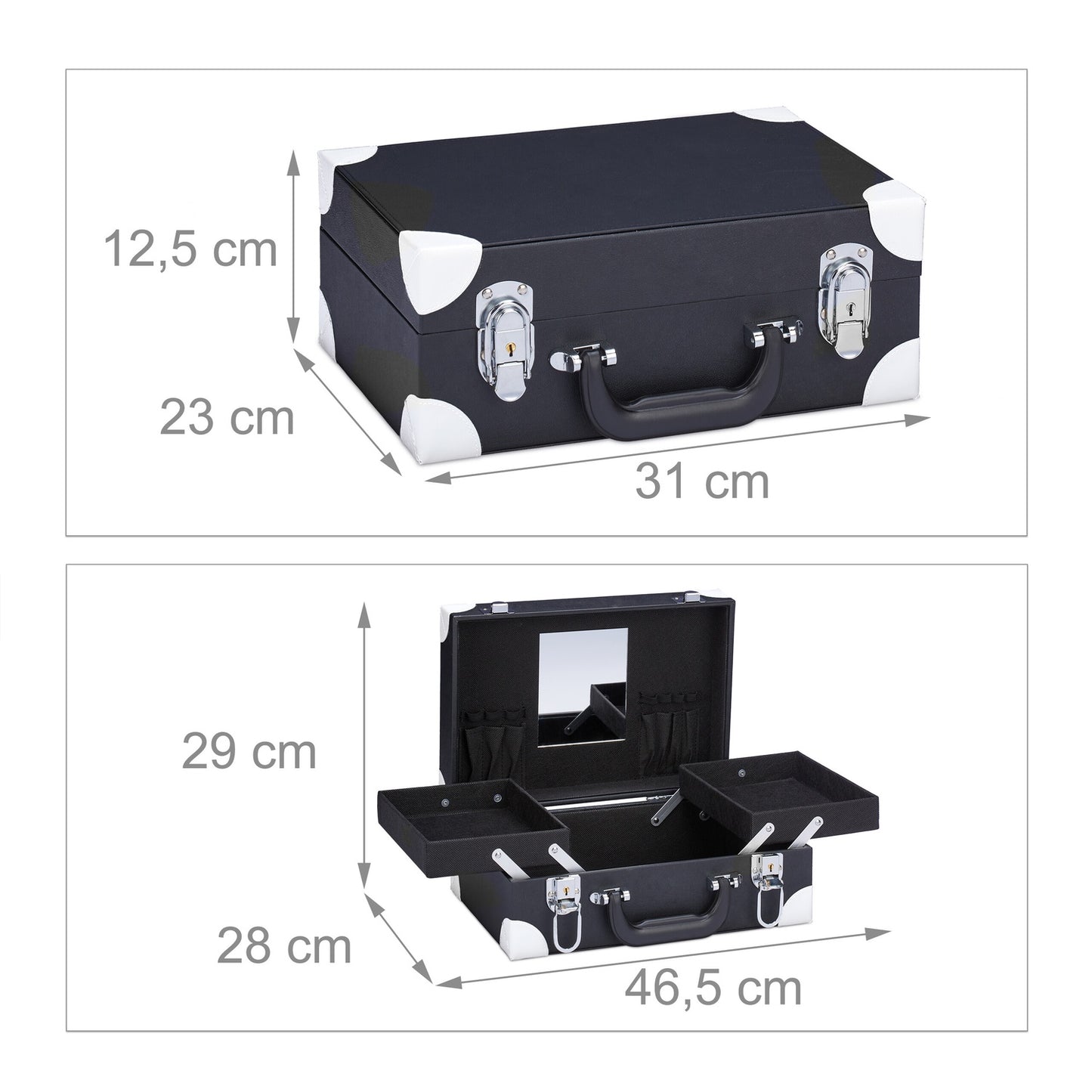 Cosmetic case without contents