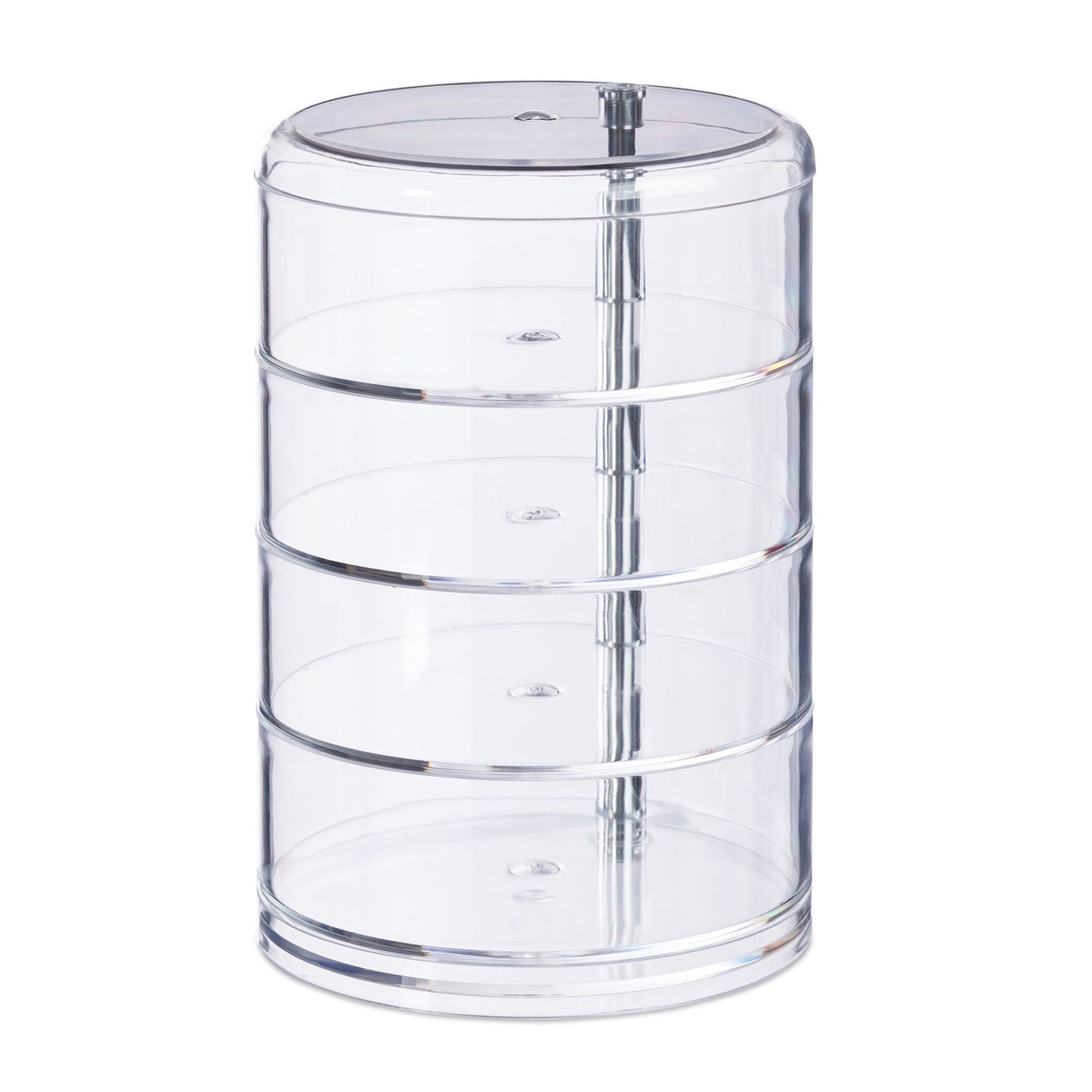 Cosmetic holder with rotating compartment
