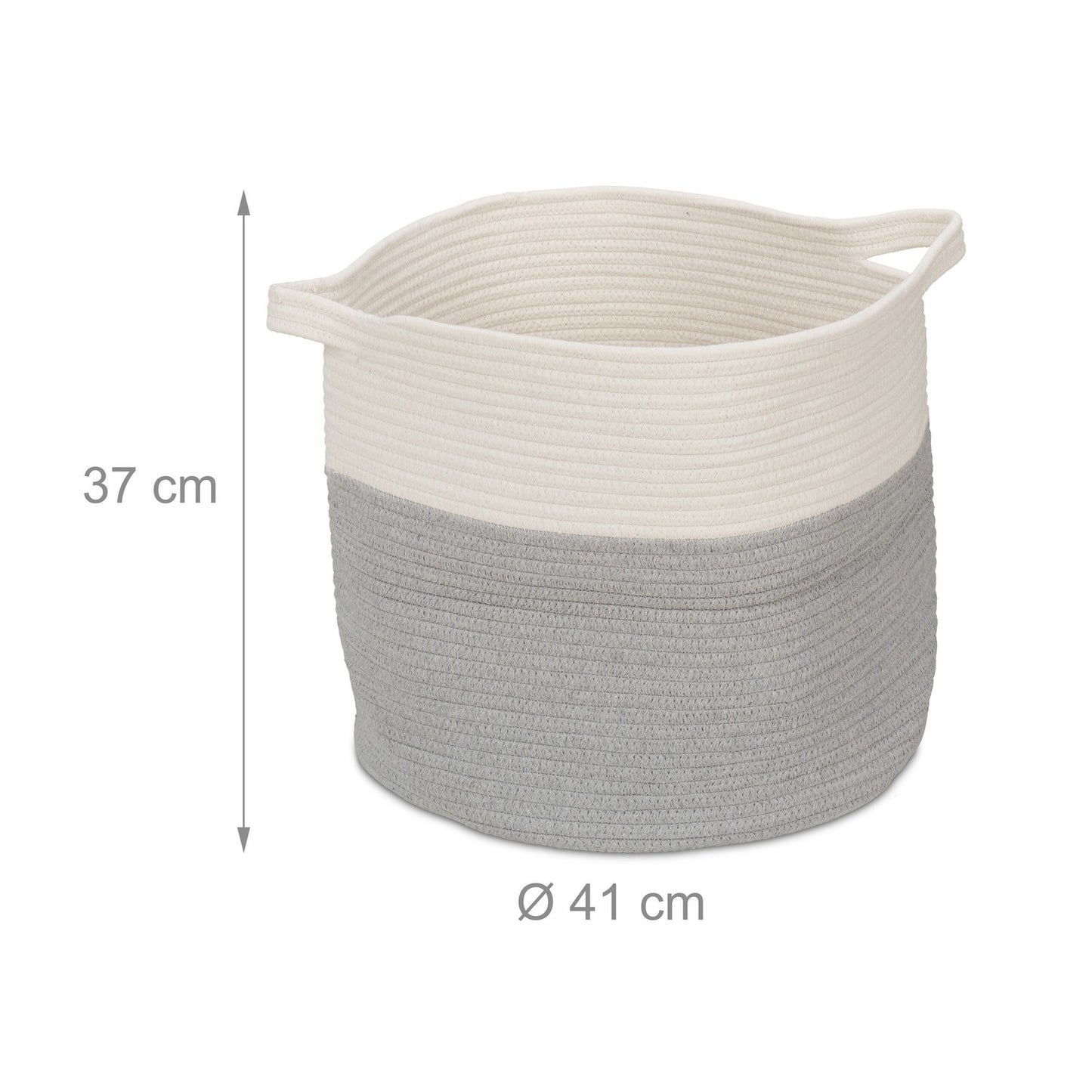 <p>Boho style cotton basket with handle offers both functionality and bohemian charm, perfect for organizing and decorating any room. Crafted from high-quality cotton, it's a durable, eco-friendly storage solution.</p>
<ul>
<li>Enhance your decor with a