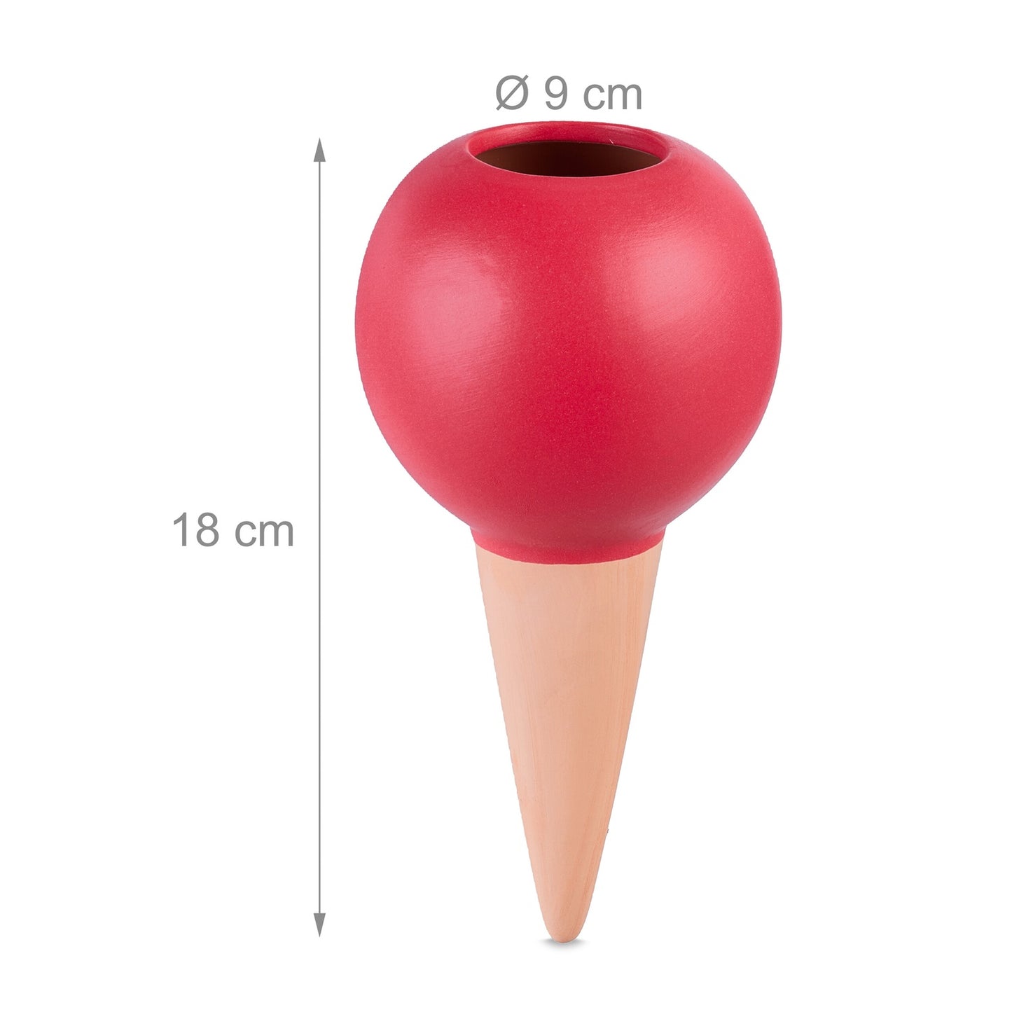 <p>Clay watering cones provide automatic plant hydration, ensuring your plants stay healthy even when you're away. These efficient tools are perfect for maintaining moisture during hot summers or vacations.</p>
<ul>
<li>Ensure consistent watering with au