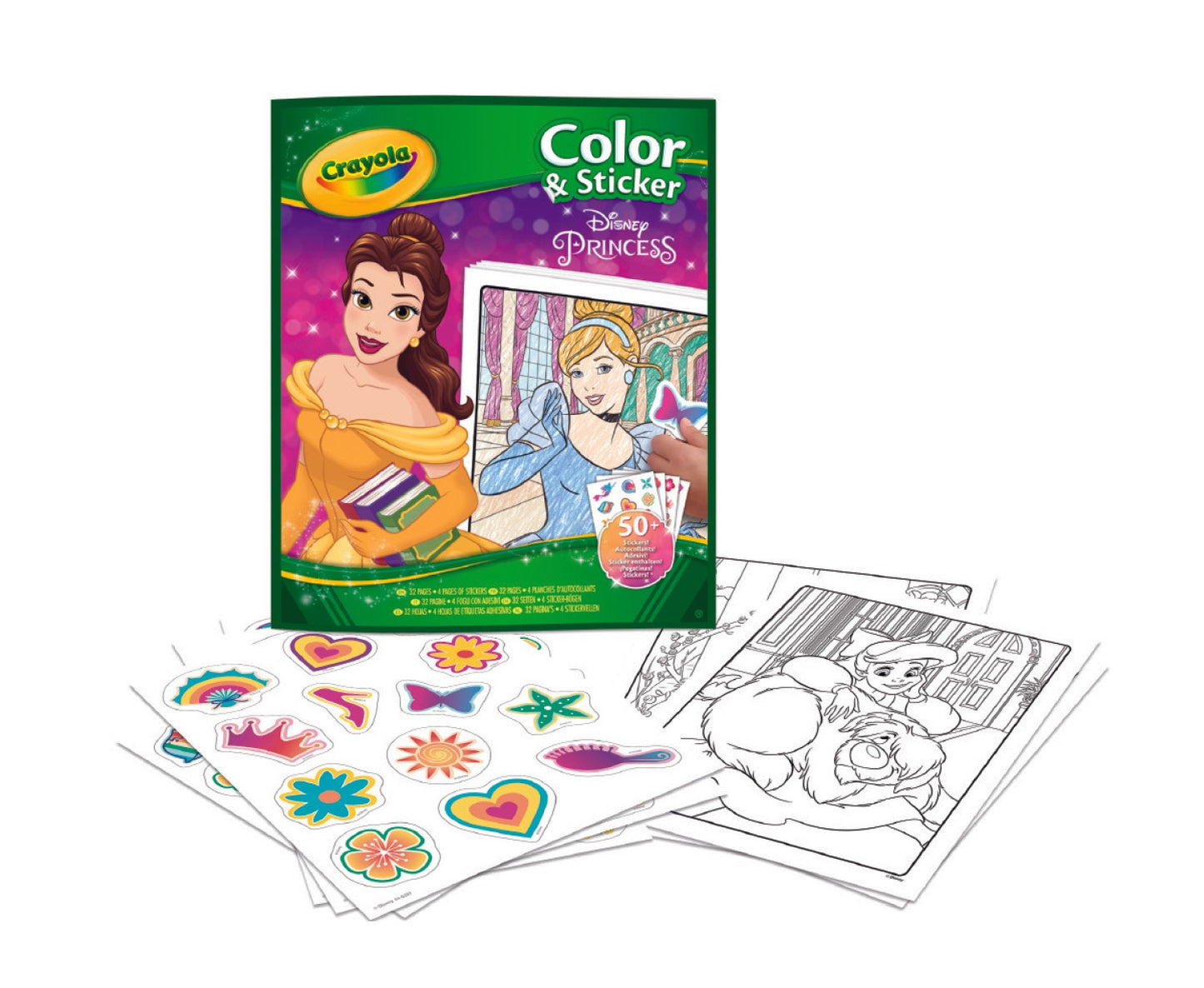 Crayola Color & Sticker Book Princesses (English)