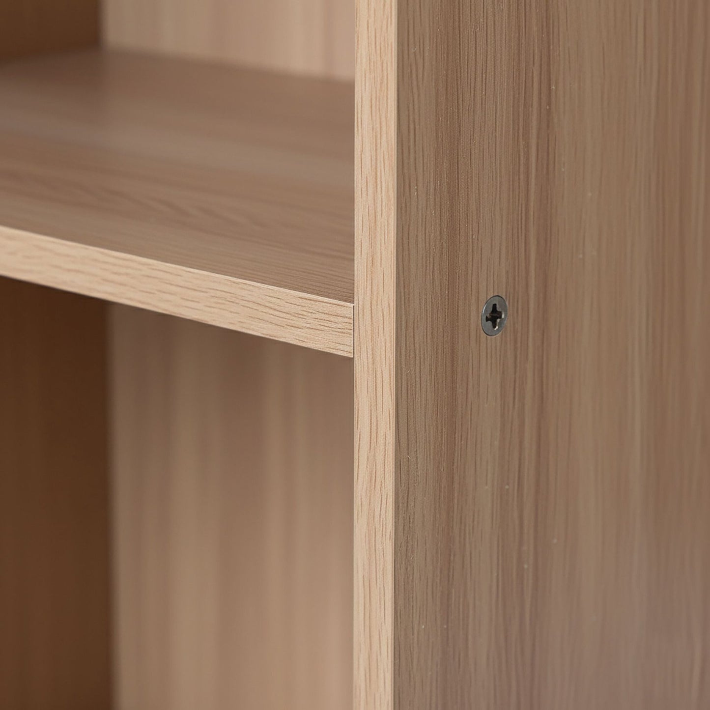 Cube Bookcase, Freestanding Shelf with Non-Slip Feet