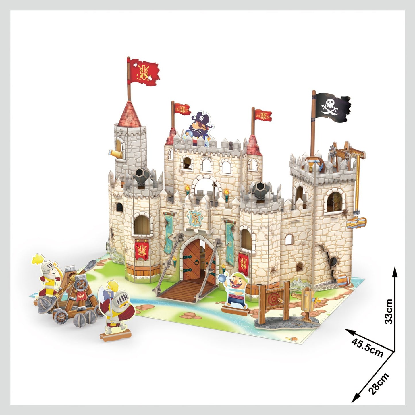 Cubicfun 3D Puzzle Pirate Knight Castle