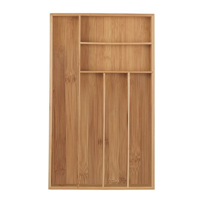 Cutlery box bamboo 6 compartments