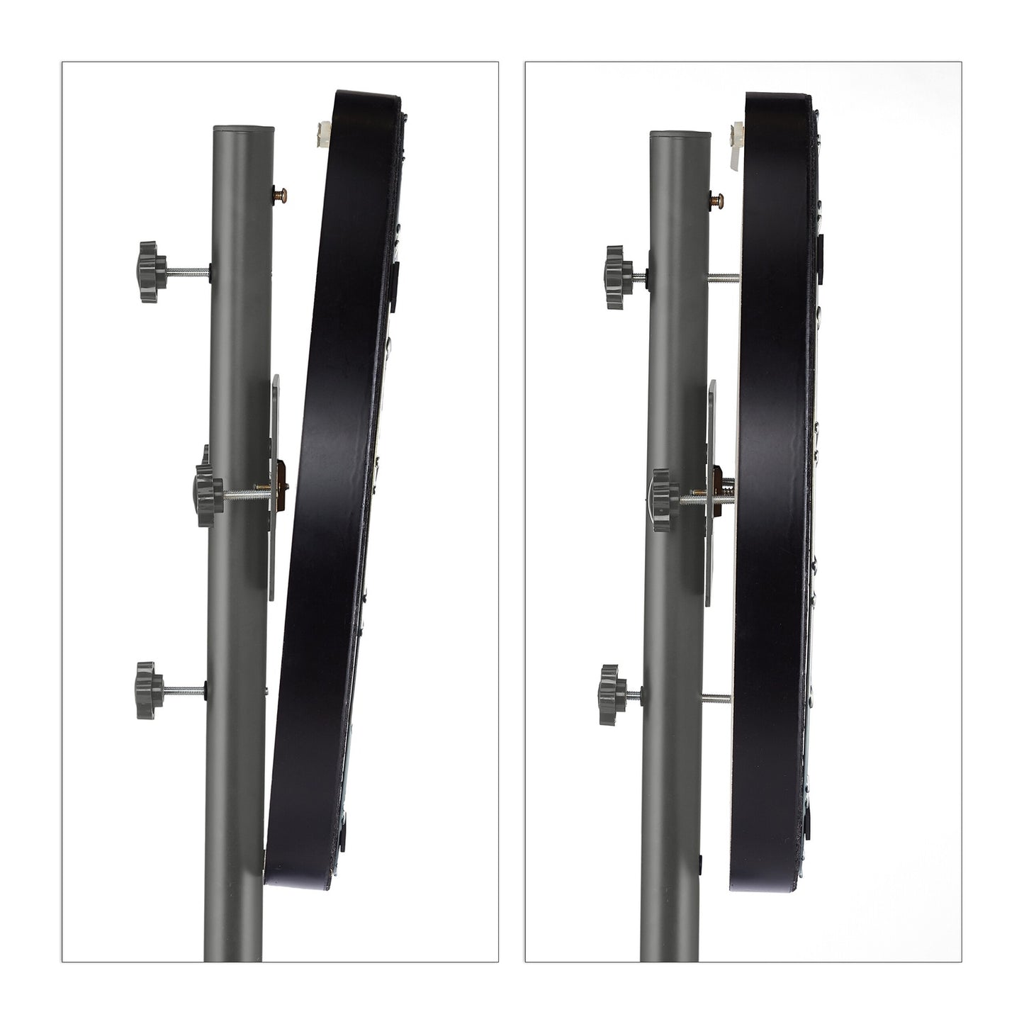 <p>Enhance your dart game with our versatile dartboard stand, perfect for both steel and electric dartboards. Enjoy the freedom of playing anywhere without wall mounting, thanks to its mobile design.</p>
<ul>
<li>Transport easily with a mobile, lightweig