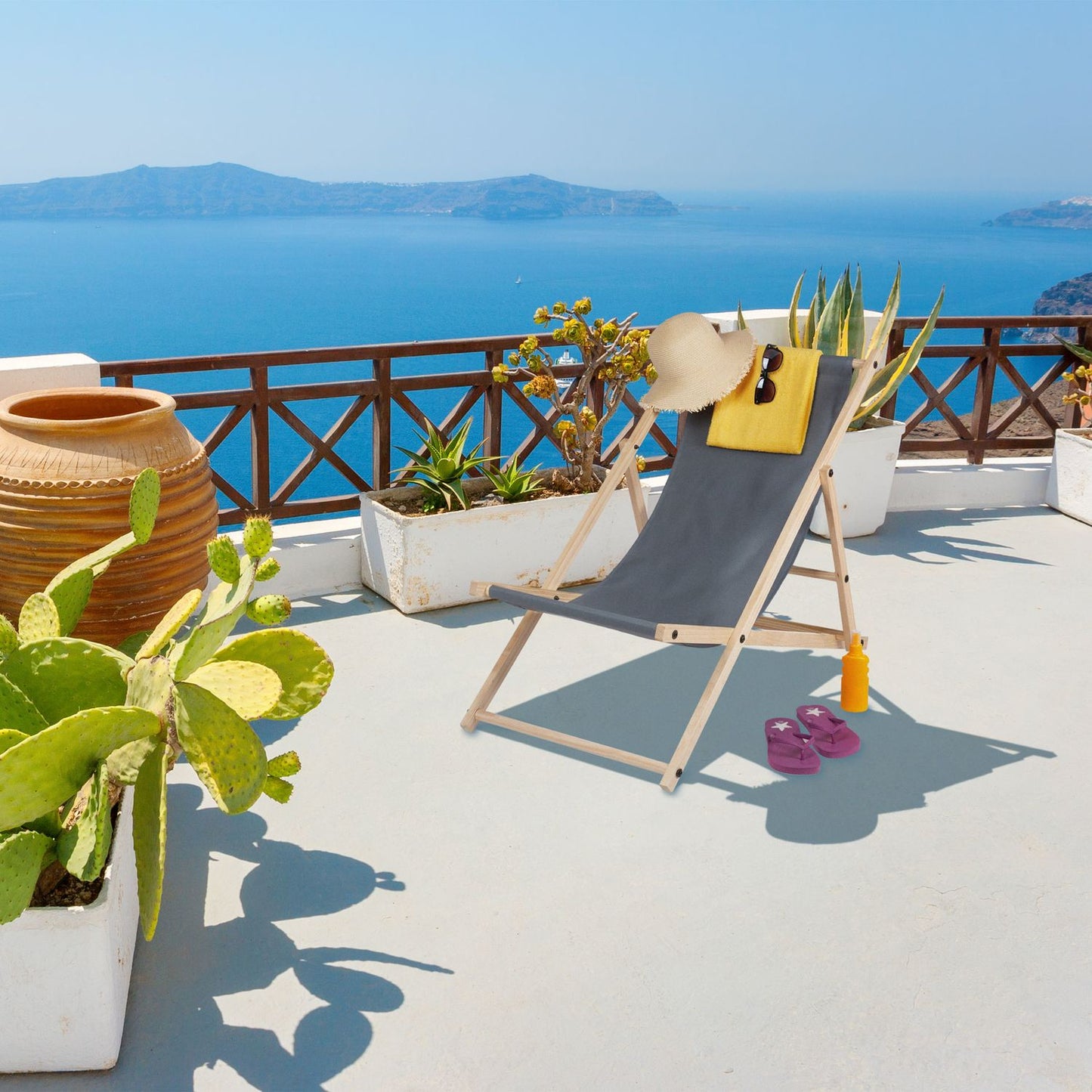 <p>Relaxing Garden Lounger transforms your outdoor space into a personal oasis, offering comfort with its adjustable positions and vibrant fabric. Escape the daily grind and unwind in style.</p>
<ul>
<li>Transform your garden into a relaxation haven with