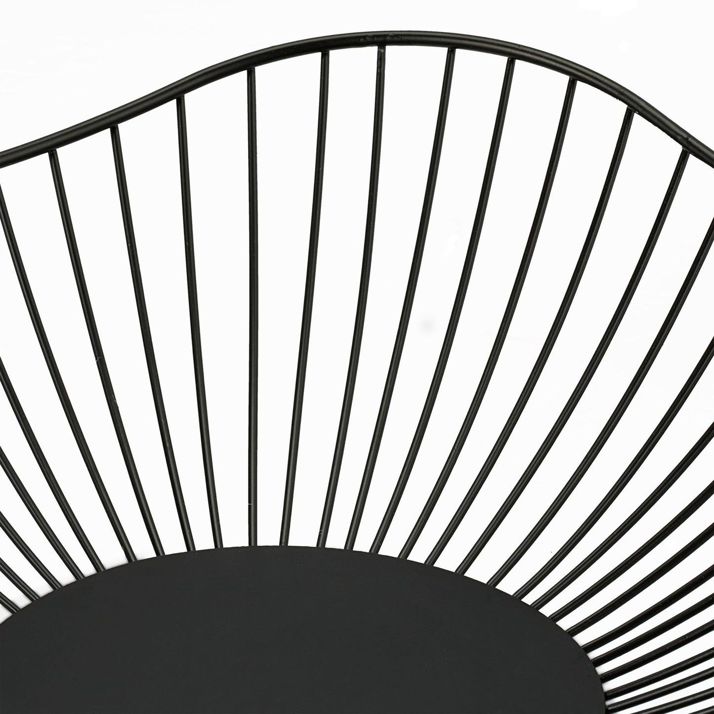 Decorative metal fruit bowl