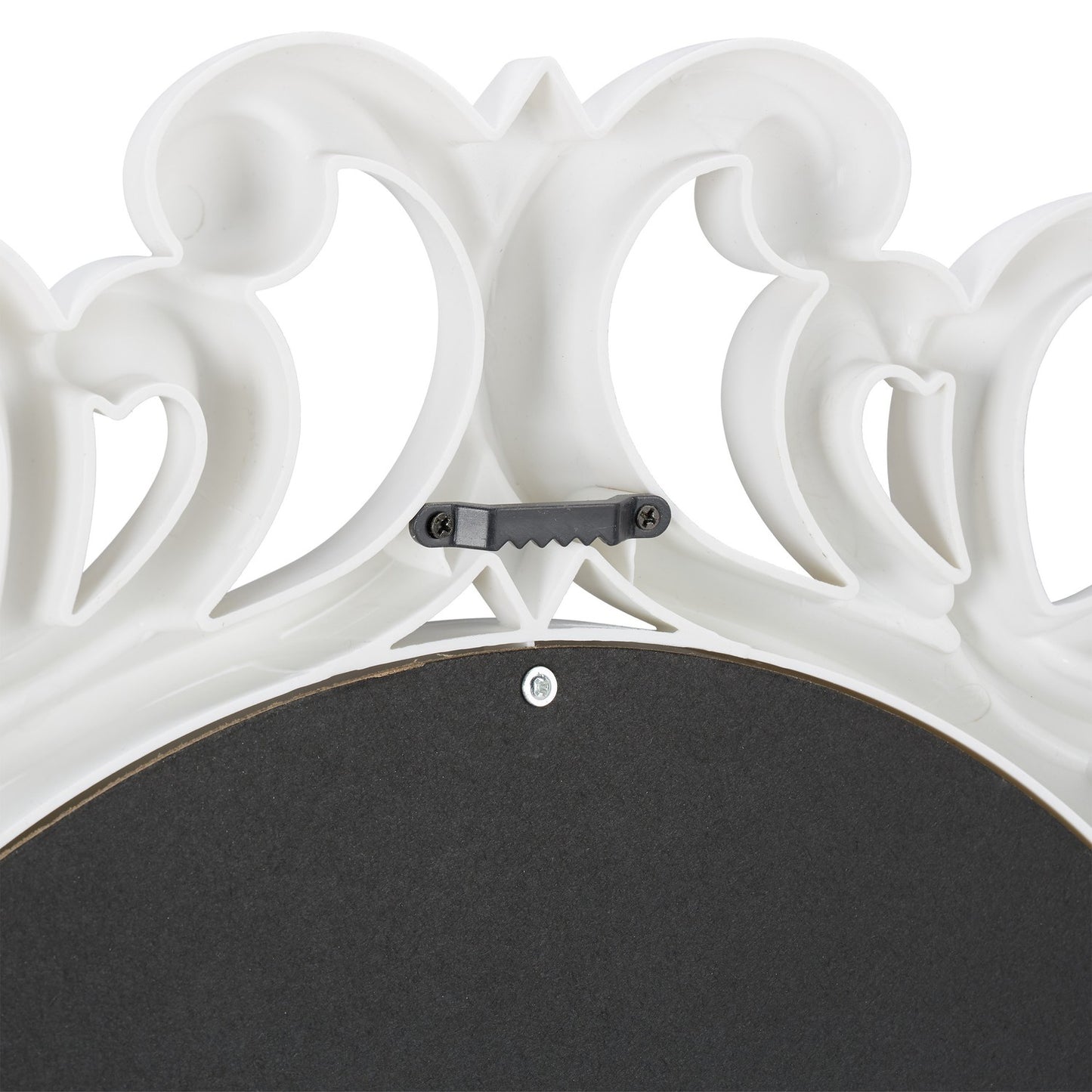 Decorative round wall mirror
