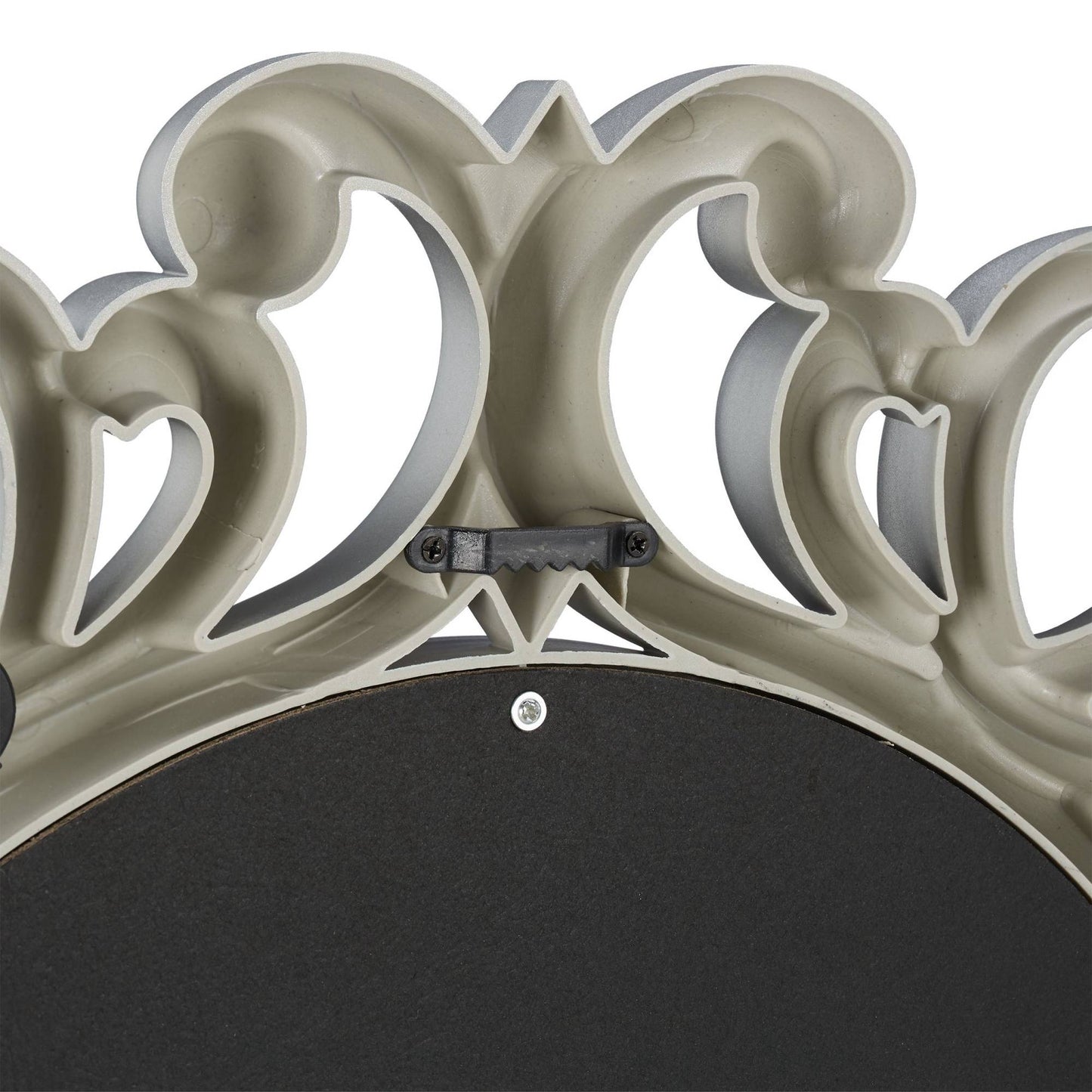 Decorative round wall mirror