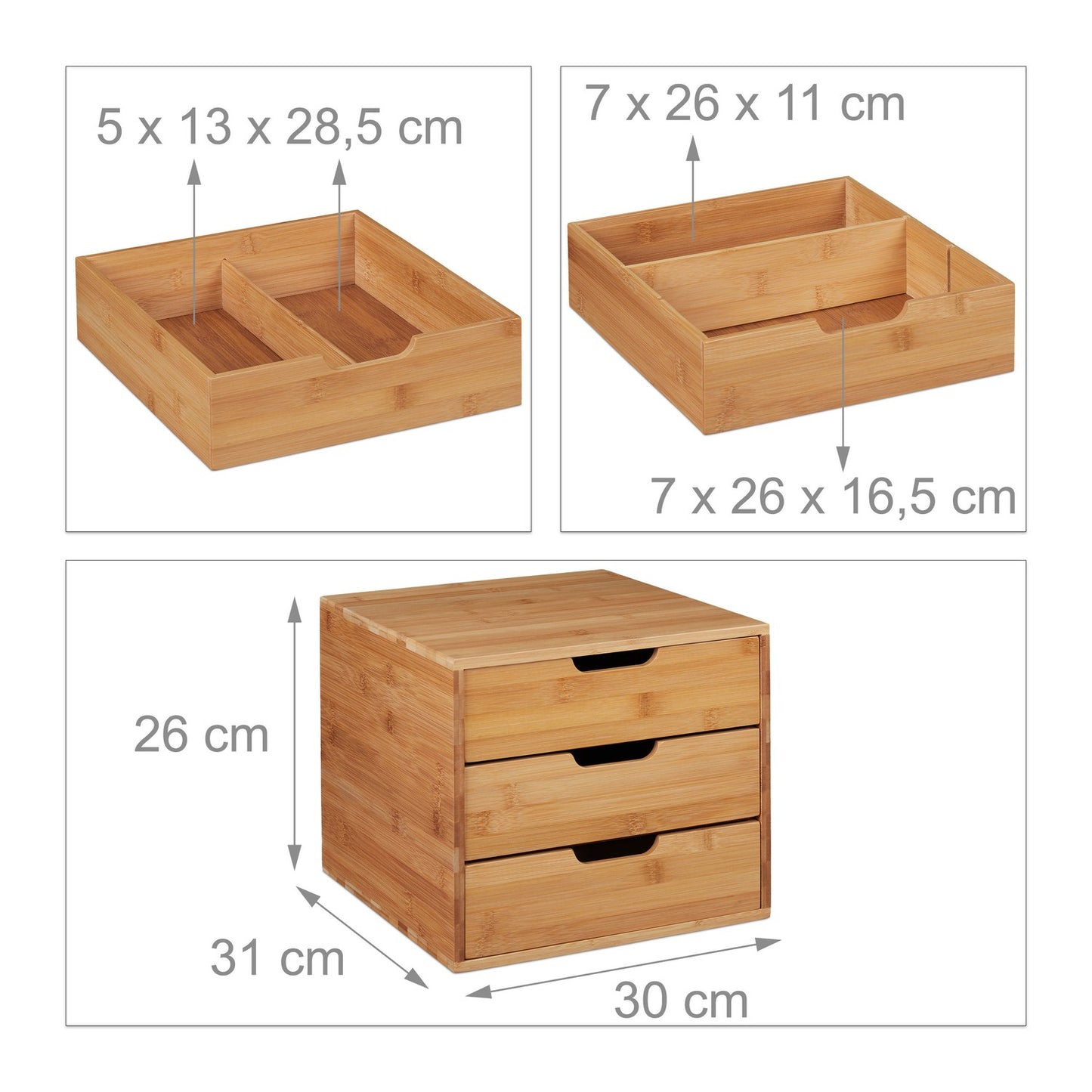 Desk Organiser 3 Drawers