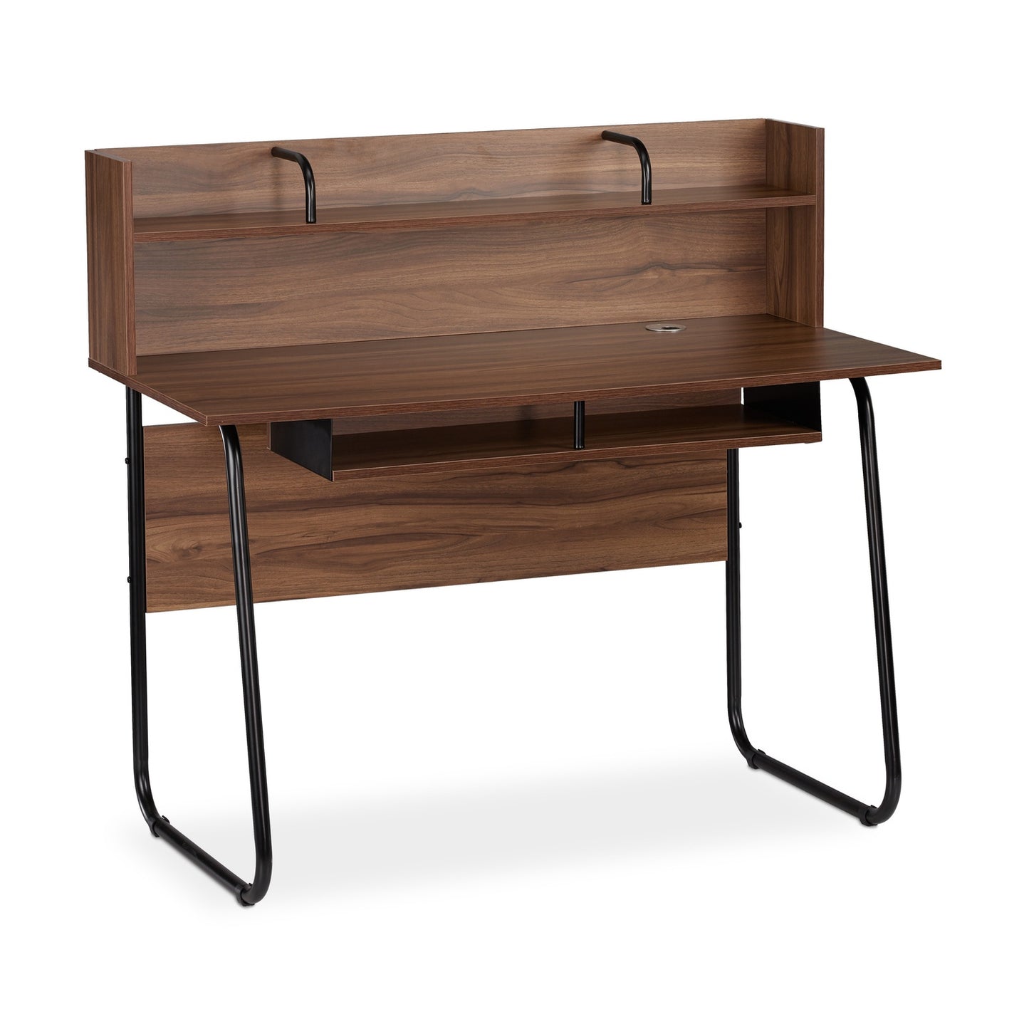 Desk With Shelving