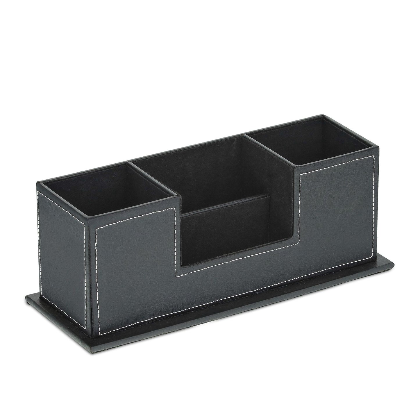 Desk organizer artificial leather