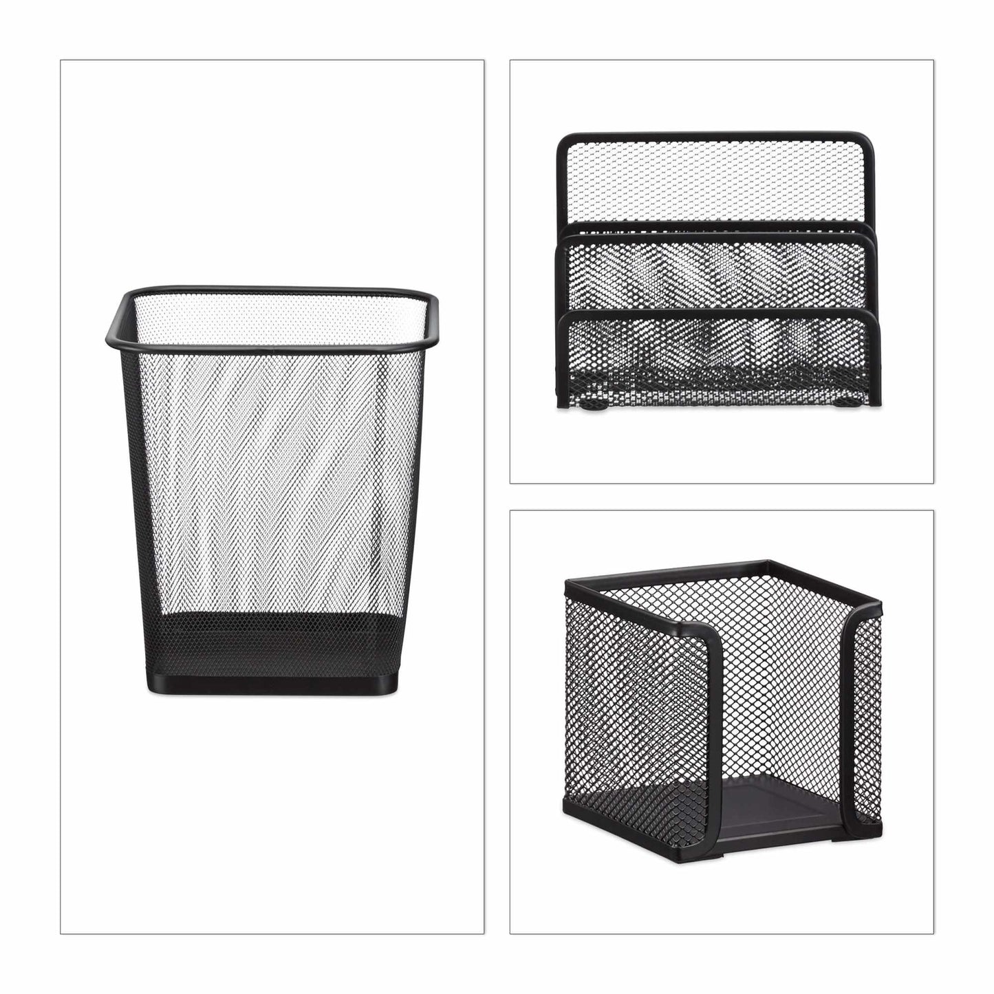 Desk organizer set, 6 parts