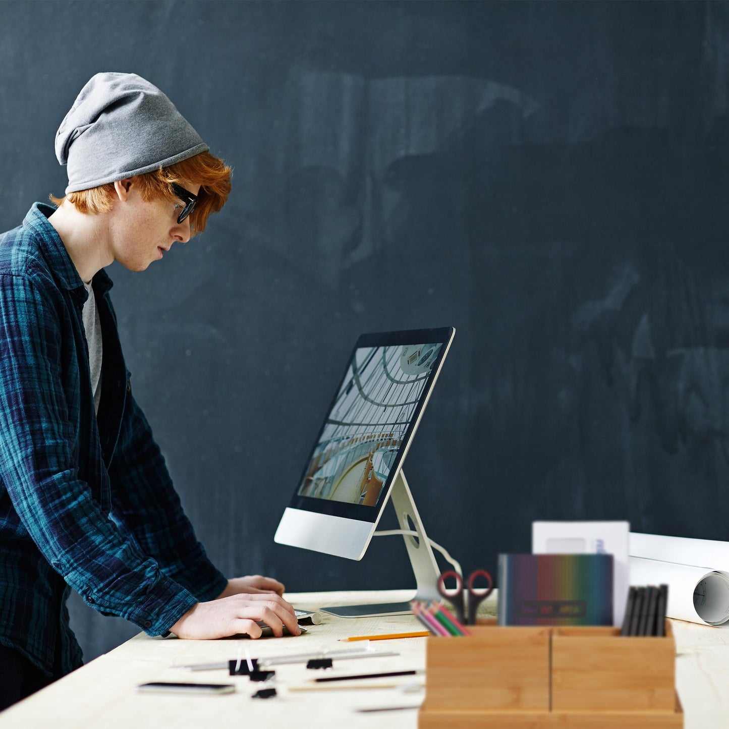 Desk storage