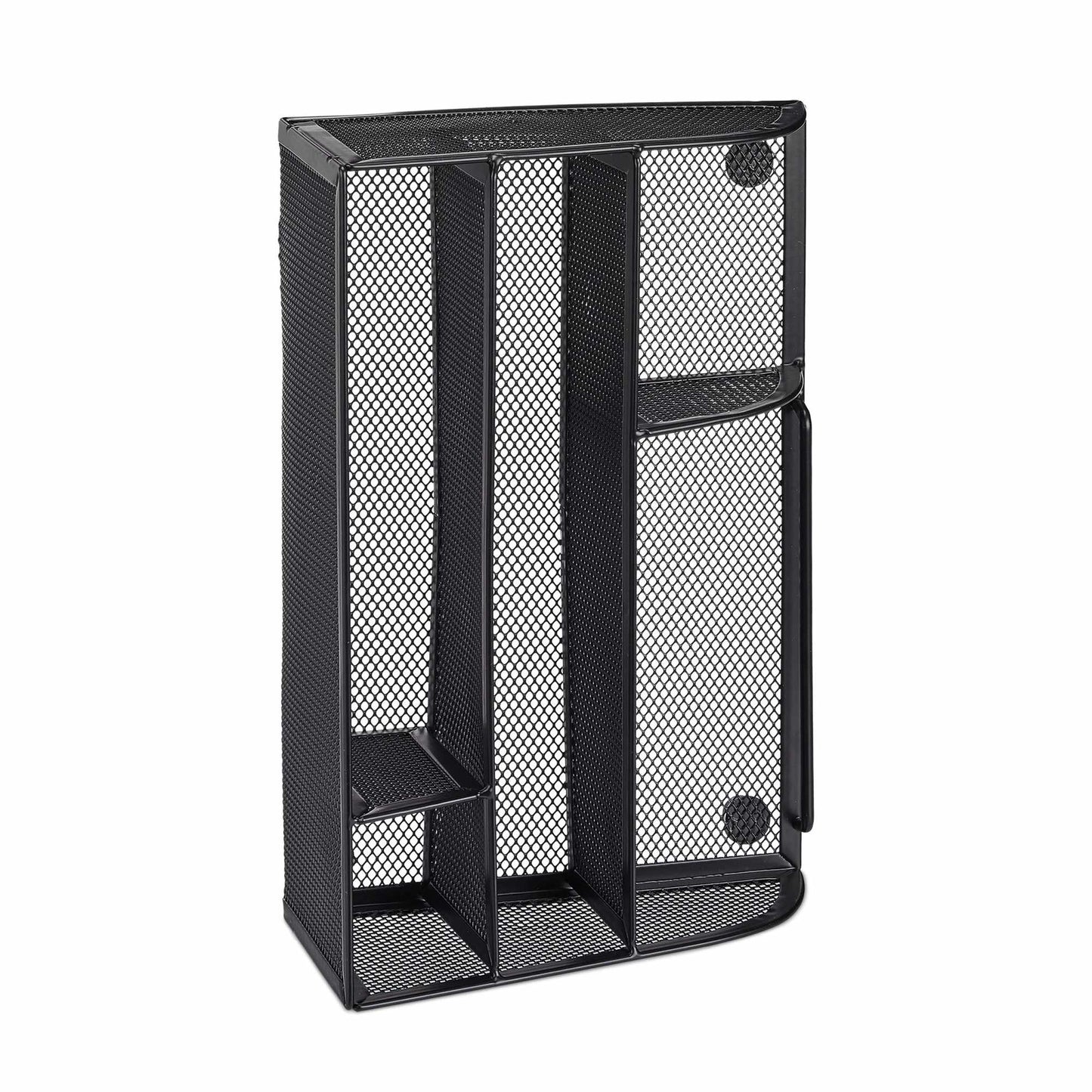 Desk storage in metal