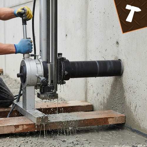 Diamond Core Drill Bit 112×460 mm for Concrete, Stone