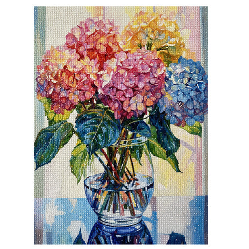Diamond Painting Kit, Bouquet Design, 40x30cm