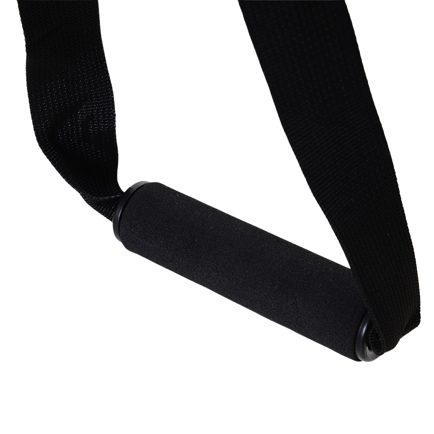 Dip stand with sling trainer, stable steel, black, 90x81x92.5 cm