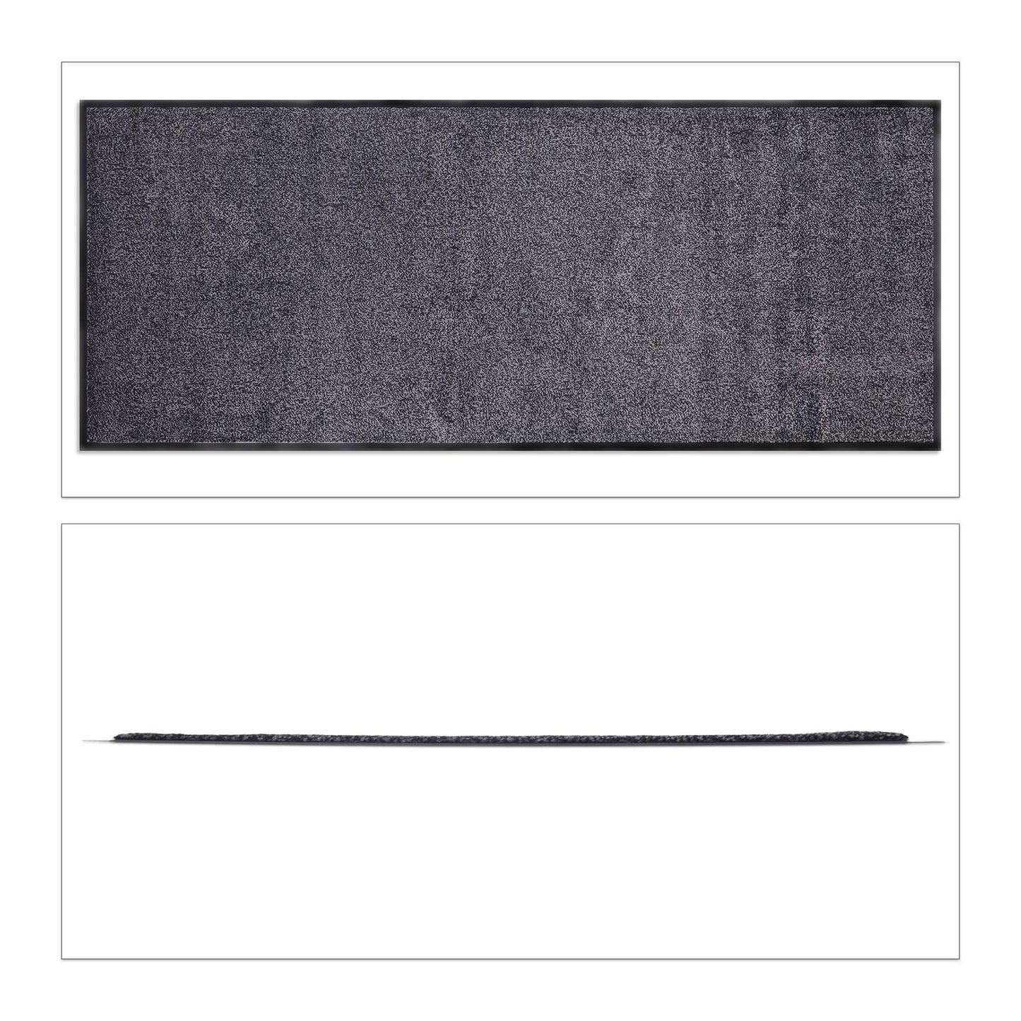 Dirt collecting mat gray