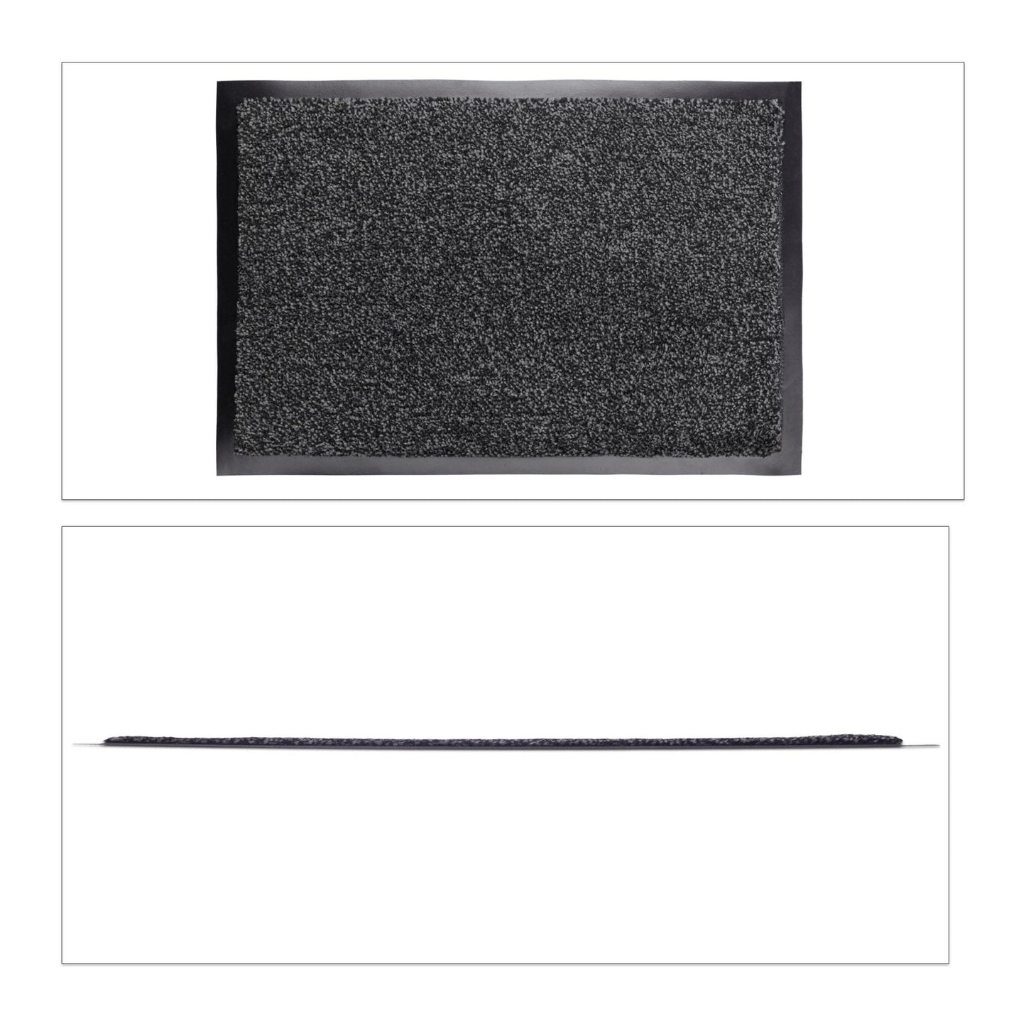 Dirt collecting mat gray