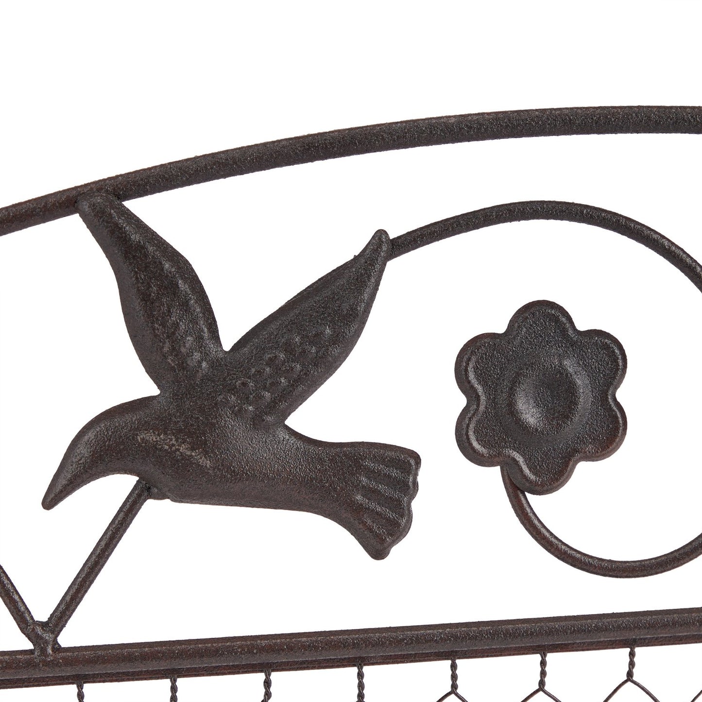Discount fence 4 panels dark brown