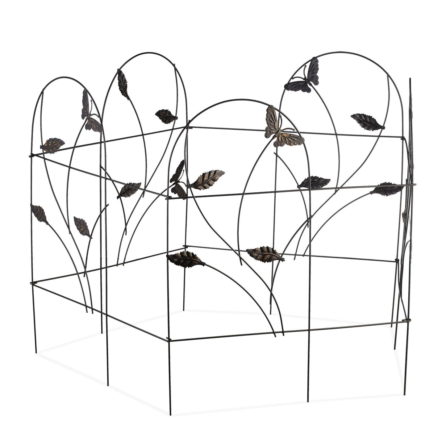 Discount fence 5 panels butterflies