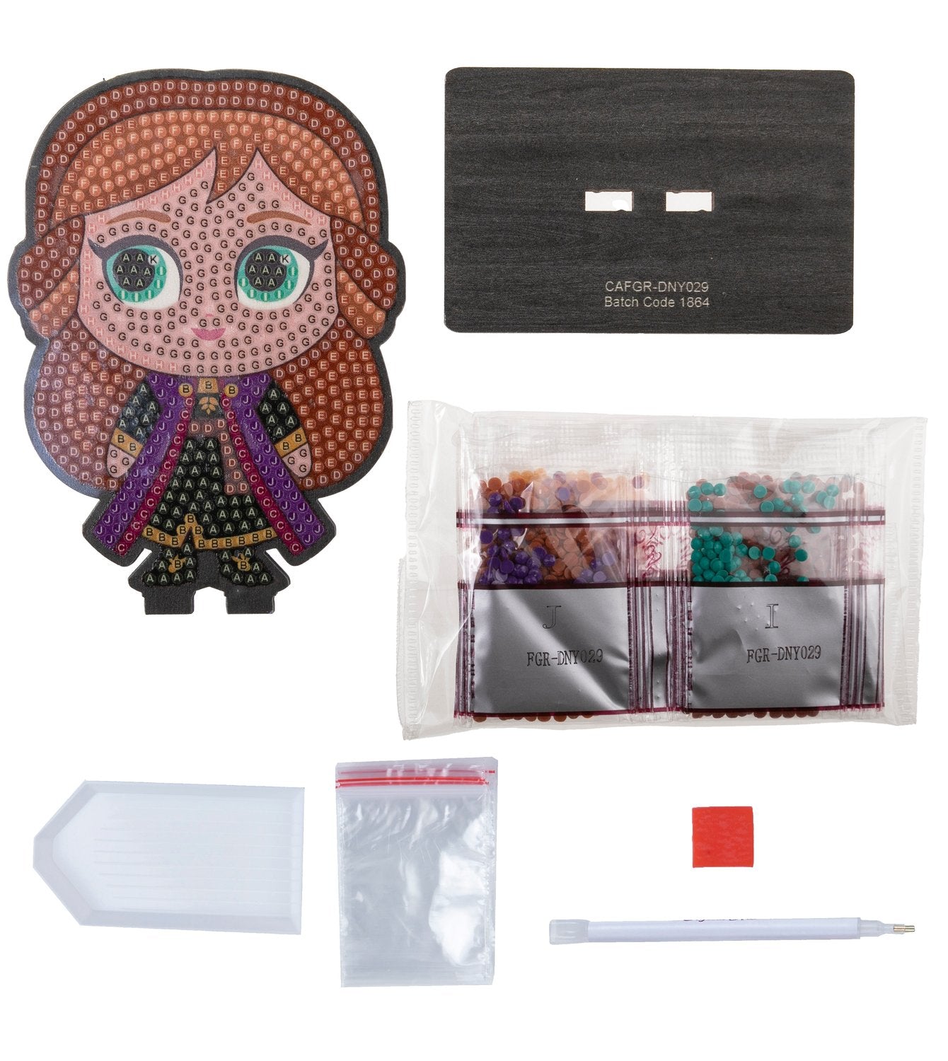 Disney Frozen Art Set With Crystals Anna