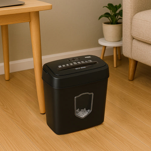 Document Shredder, Cross-Cut, 10-Sheet Capacity