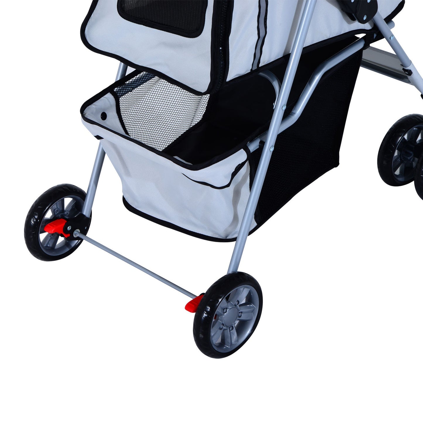 Dog Buggy Silver – Lightweight, collapsible, pet stroller