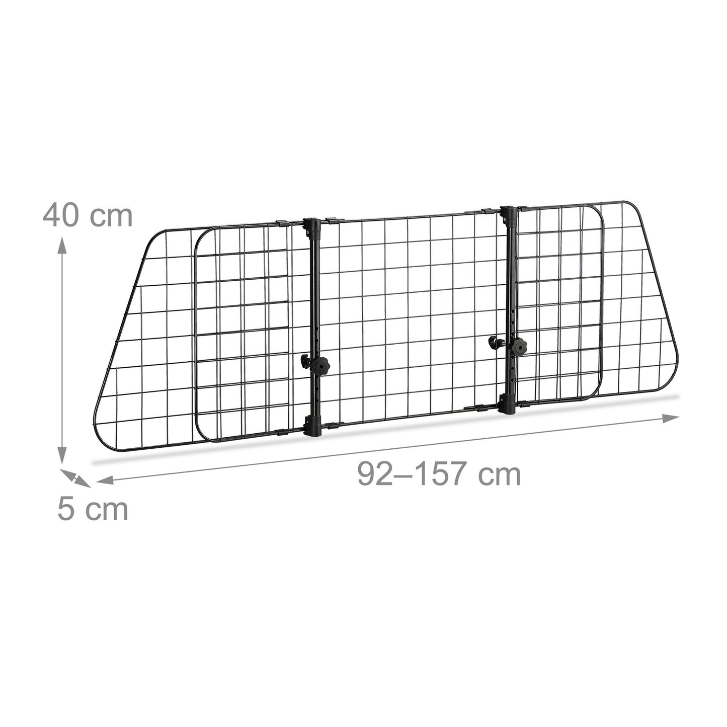 <p>Ensure safe and stylish travel with this dog safety gate, designed for secure transport and easy installation in your car's luggage compartment.</p>
<ul>
<li>Mount easily to head restraints for quick setup.</li>
<li>Ensure safe transport for pets duri