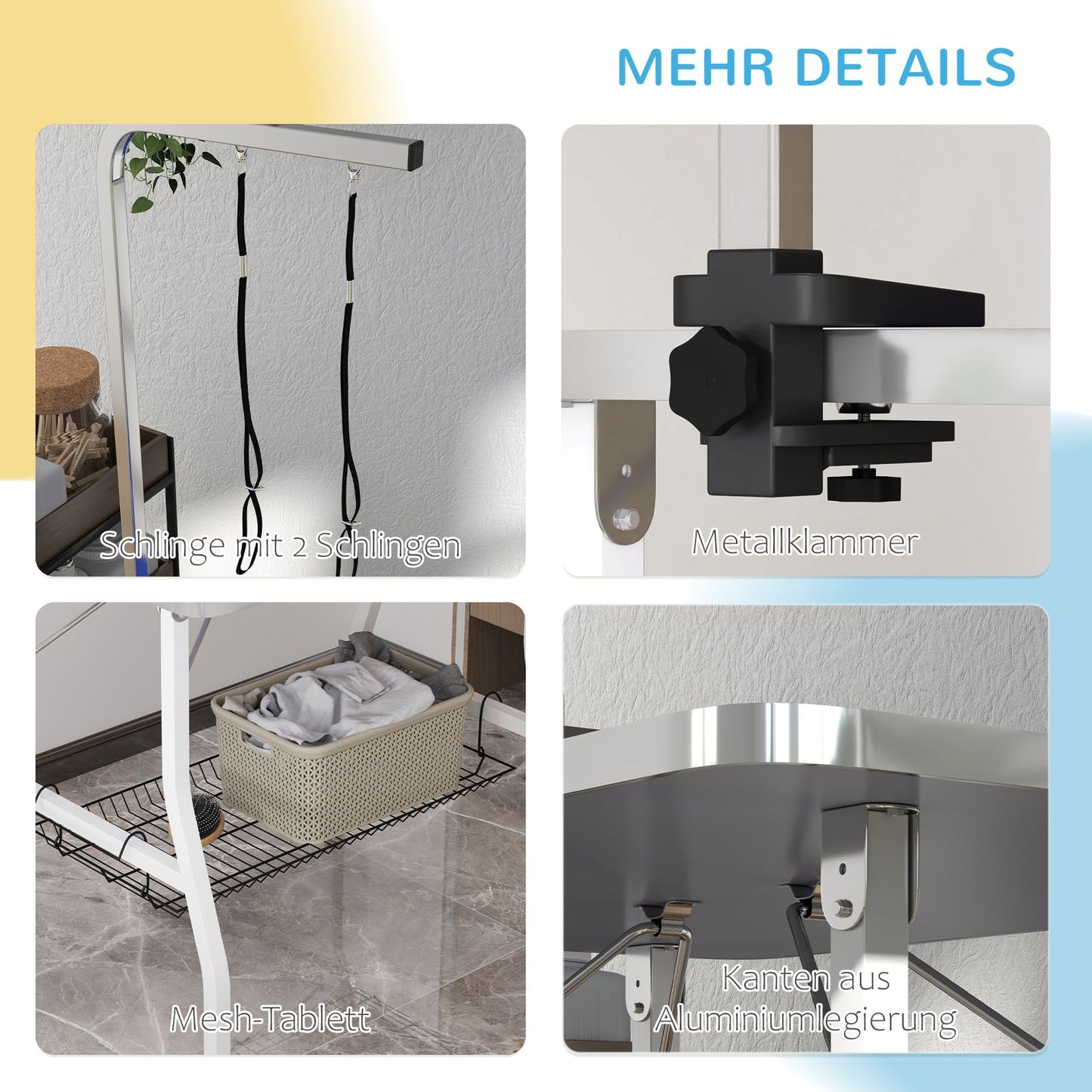 Height-adjustable dog grooming table, foldable with lifting straps