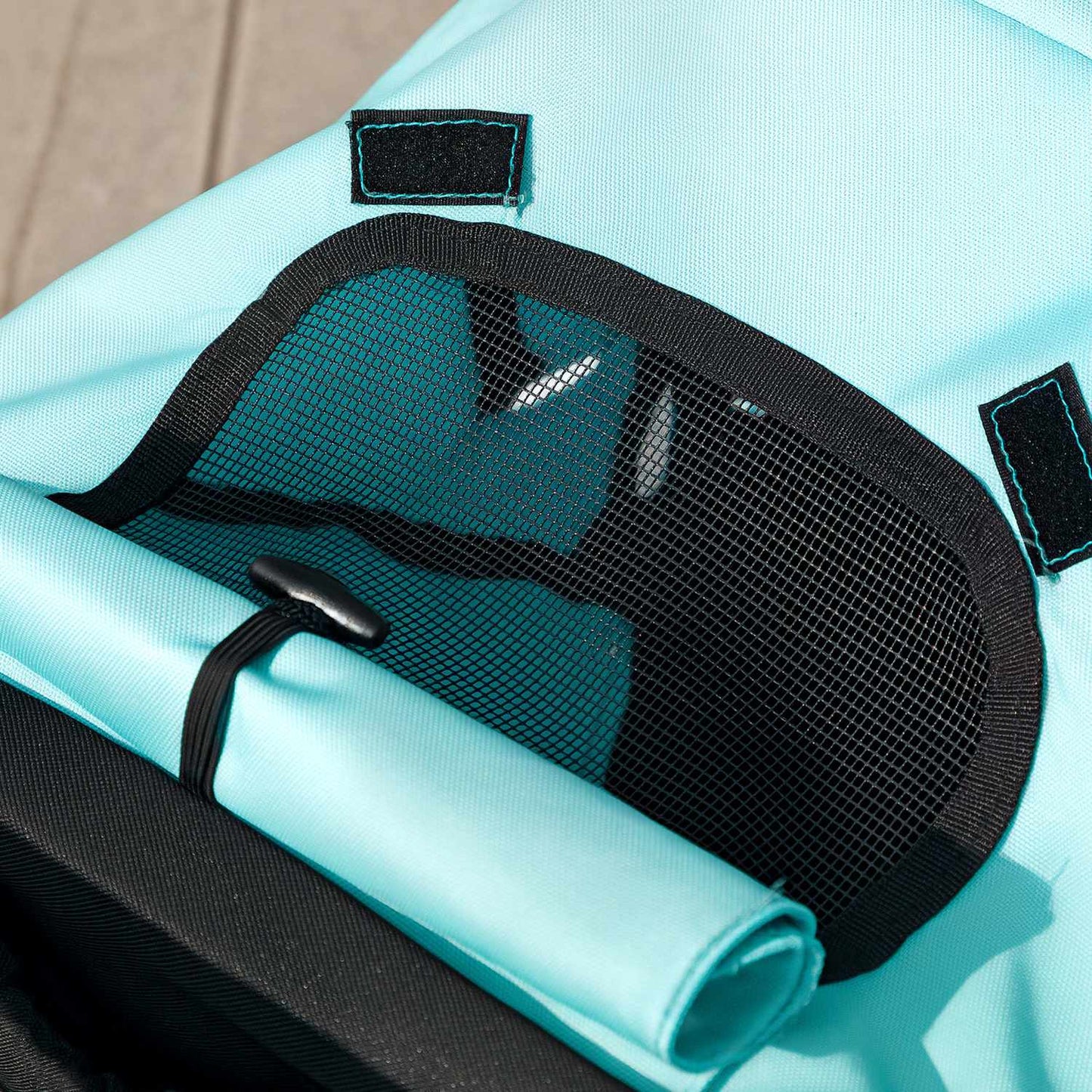 Dog stroller Jogger, foldable, for pets up to 10 kg, turquoise