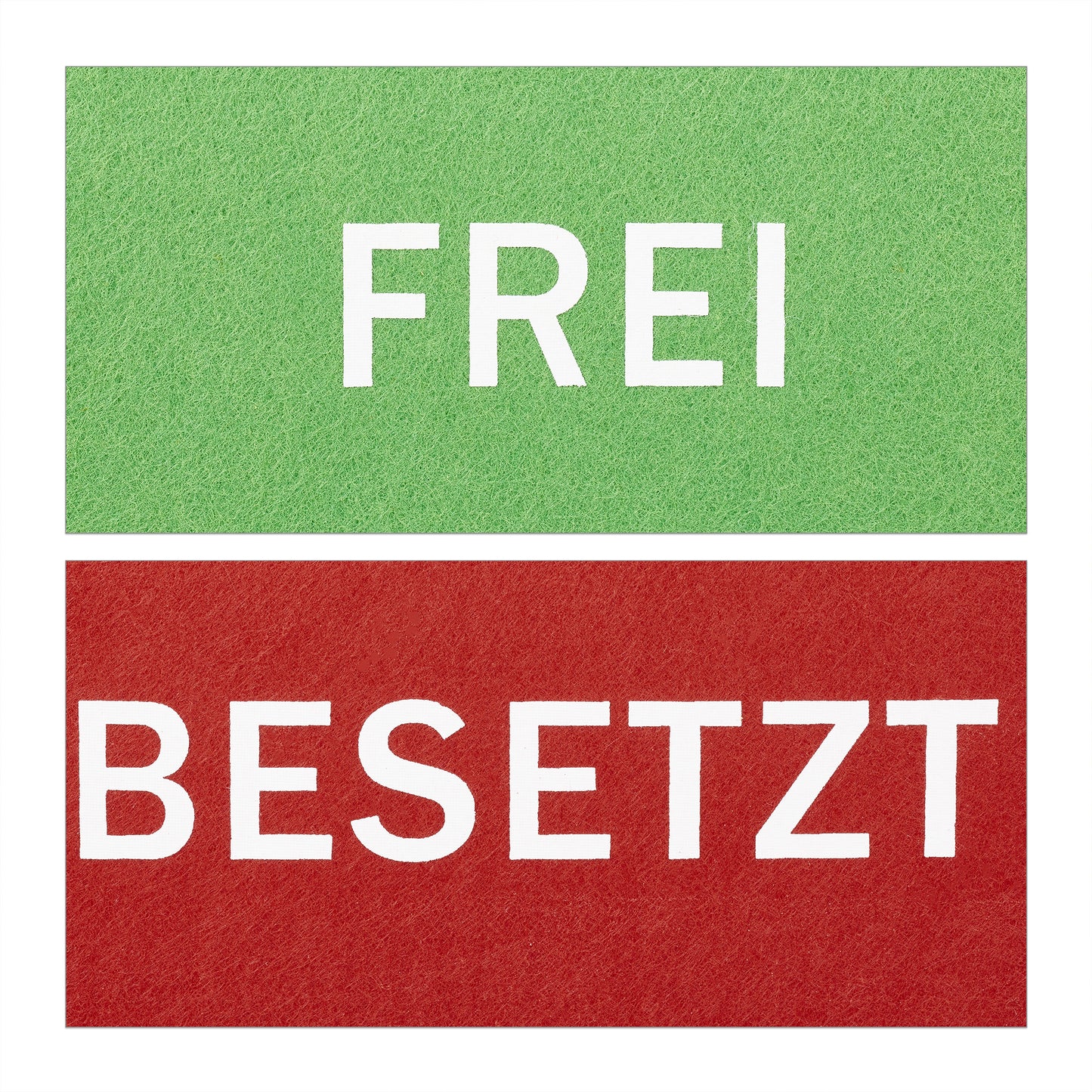 Door Sign 'Occupied' 'Free' Set