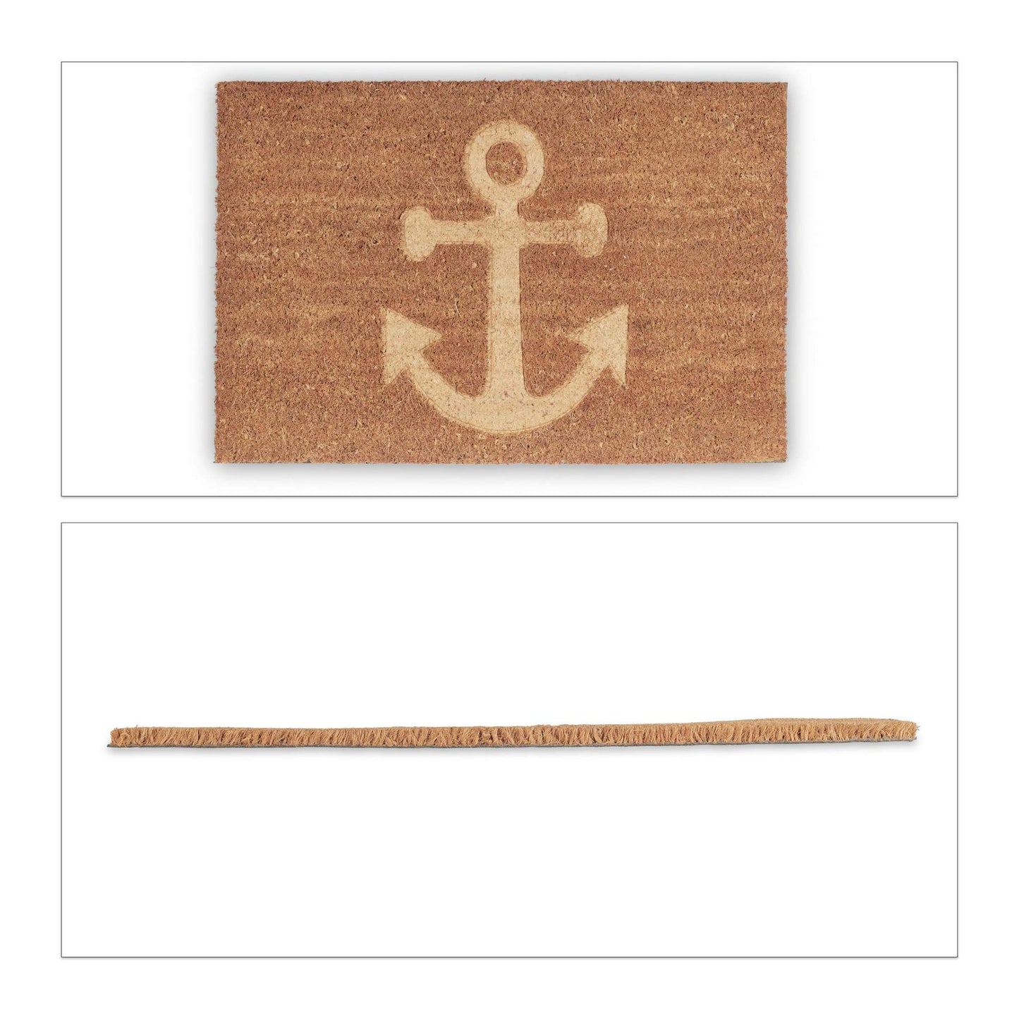 Doormat coconut fiber anchor